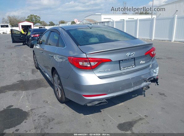 5NPE34AF5GH370851 2016 HYUNDAI SONATA Серебряный Задняя левая четверть