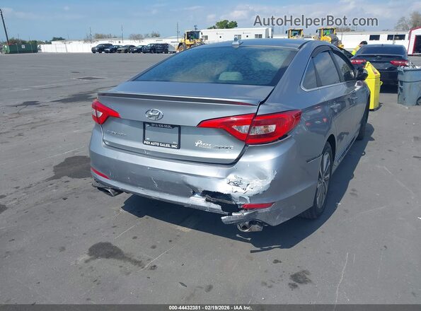 5NPE34AF5GH370851 2016 HYUNDAI SONATA Серебряный Задняя правая четверть