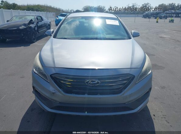 5NPE34AF5GH370851 2016 HYUNDAI SONATA Серебряный Вид щитка приборов