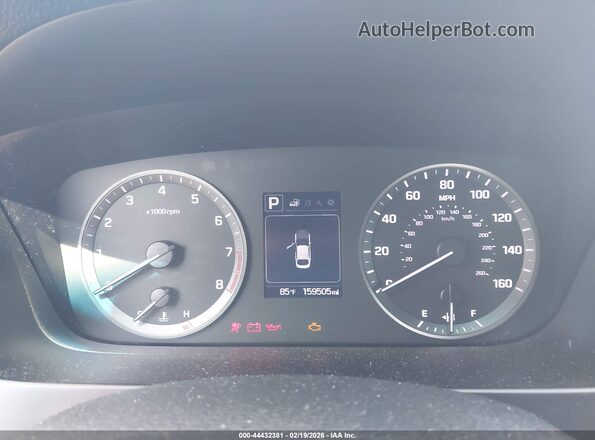 5NPE34AF5GH370851 2016 HYUNDAI SONATA Серебряный Вид задних сидений