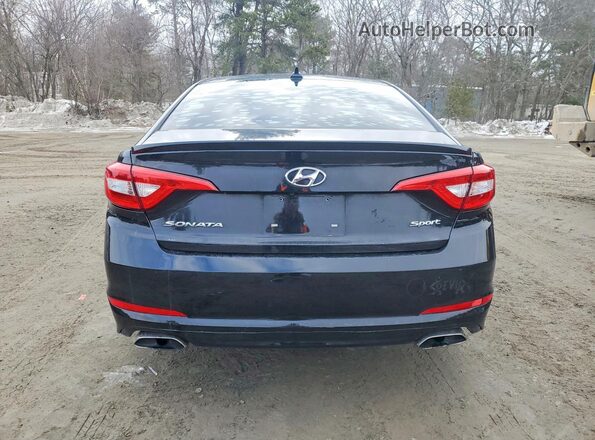 5NPE34AF5HH510561 2017 HYUNDAI SONATA Черный Вид сзади