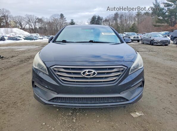 5NPE34AF5HH510561 2017 HYUNDAI SONATA Черный Вид спереди