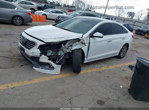 5NPE34AF6GH305894 2016 HYUNDAI SONATA White Przód lewy