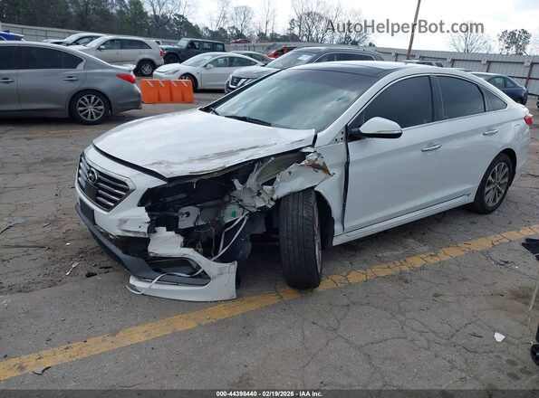 5NPE34AF6GH305894 2016 HYUNDAI SONATA White Widok z przodu