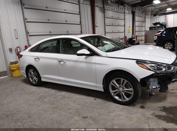 5NPE34AF6JH664203 2018 HYUNDAI SONATA White Widok wnętrza 360 stopni