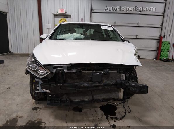 5NPE34AF6JH664203 2018 HYUNDAI SONATA White Widok wnętrza z tyłu