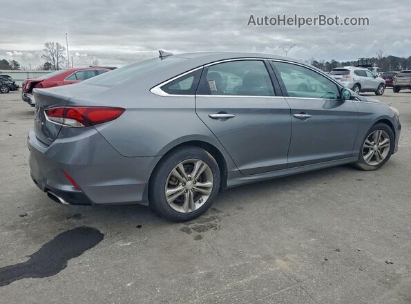 5NPE34AF6JH675105 2018 HYUNDAI SONATA Серый Задняя правая четверть