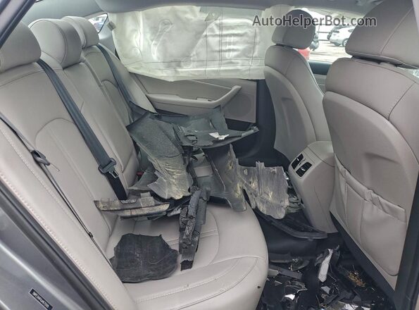5NPE34AF6JH675105 2018 HYUNDAI SONATA Серый Вид задних сидений