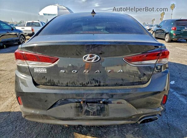 5NPE34AF6KH735286 2019 HYUNDAI SONATA Black Հետևի տեսք