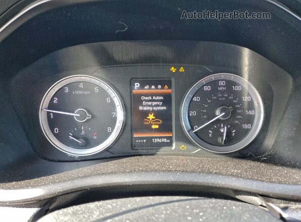 5NPE34AF6KH735286 2019 HYUNDAI SONATA Black Սարքավորումների վահանակի տեսք