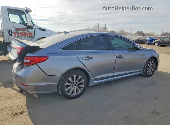 5NPE34AF8GH264328 2016 HYUNDAI SONATA Серый Задняя правая четверть