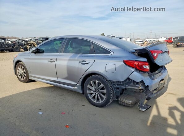 5NPE34AF8GH264328 2016 HYUNDAI SONATA Серый Задняя левая четверть