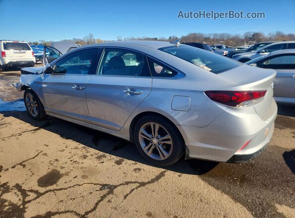5NPE34AF8KH796347 2019 HYUNDAI SONATA Silver Հետևի ձախ