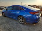 2018 Hyundai Sonata Sport Синий vin: 5NPE34AF9JH669007