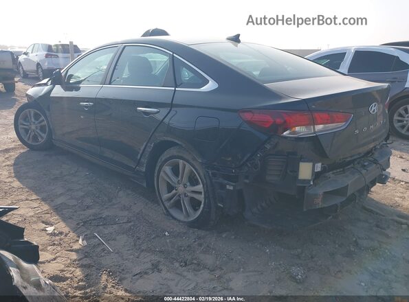 5NPE34AF9KH781906 2019 HYUNDAI SONATA Черный Задняя левая четверть