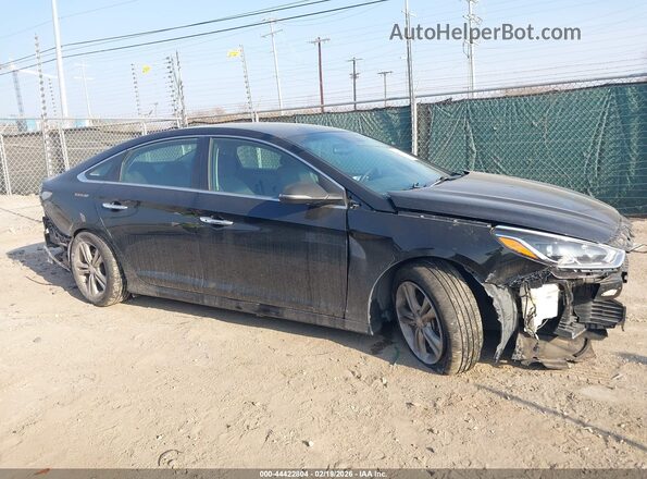 5NPE34AF9KH781906 2019 HYUNDAI SONATA Черный Панорамный вид салона 360°