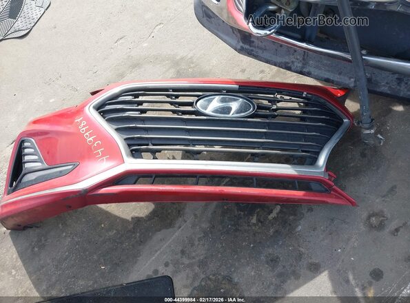 5NPE34AFXJH629230 2018 HYUNDAI SONATA Red Widok zestawu wskaźników