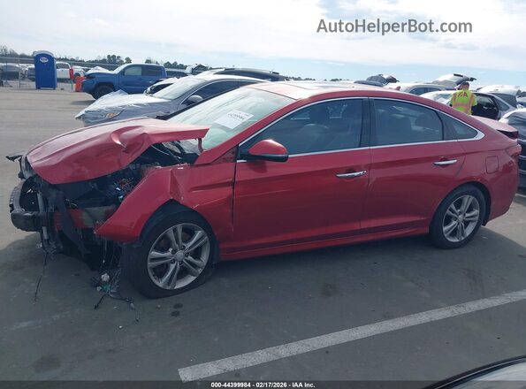 5NPE34AFXJH629230 2018 HYUNDAI SONATA Red 