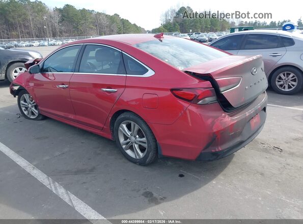 5NPE34AFXJH629230 2018 HYUNDAI SONATA Red Tył lewy