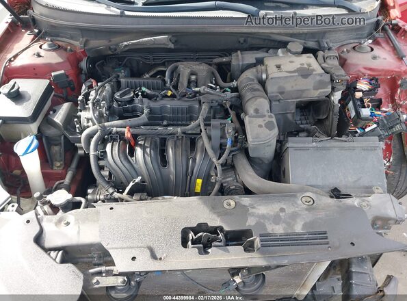 5NPE34AFXJH629230 2018 HYUNDAI SONATA Red Widok z tyłu