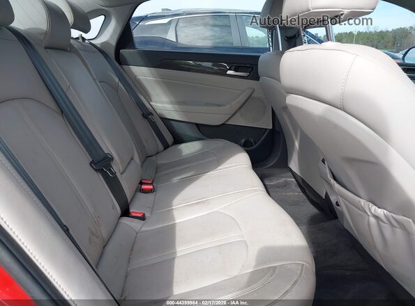 5NPE34AFXJH629230 2018 HYUNDAI SONATA Red Widok naklejki z numerem VIN