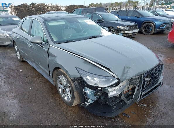 5NPEF4JAXLH016930 2020 HYUNDAI SONATA Gray Delantero derecho