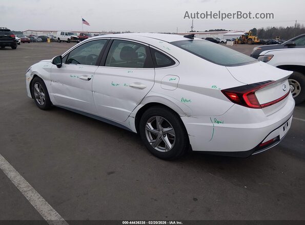 5NPEG4JAXMH121644 2021 HYUNDAI SONATA White Rear left