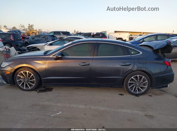 5NPEH4J23LH028050 2020 HYUNDAI SONATA Серый Панорамный вид салона 360°