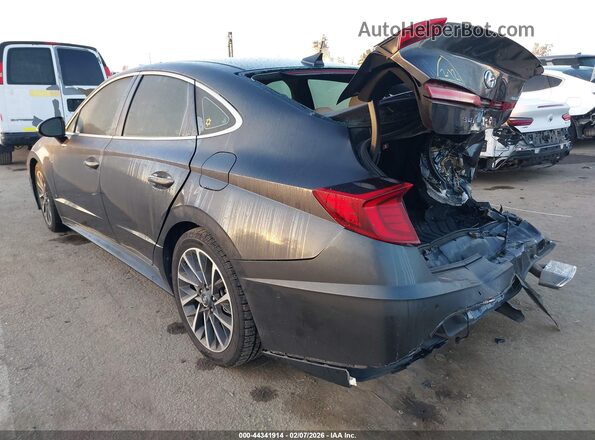 5NPEH4J23LH028050 2020 HYUNDAI SONATA Серый Задняя левая четверть