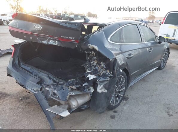 5NPEH4J23LH028050 2020 HYUNDAI SONATA Серый Задняя правая четверть