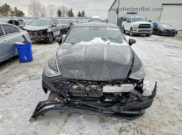 5NPEJ4J28NH146229 2022 HYUNDAI SONATA Black Widok z przodu