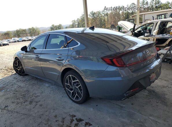 5NPEK4JC4NH146640 2022 HYUNDAI SONATA Gray Tył lewy