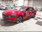 2022 Hyundai Elantra Sel Красный vin: 5NPLN4AG2NH057442