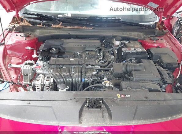 5NPLN4AG2NH057442 2022 HYUNDAI ELANTRA Красный Вид сзади