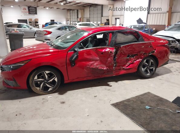 5NPLN4AG2NH057442 2022 HYUNDAI ELANTRA Красный Панорамный вид салона 360°