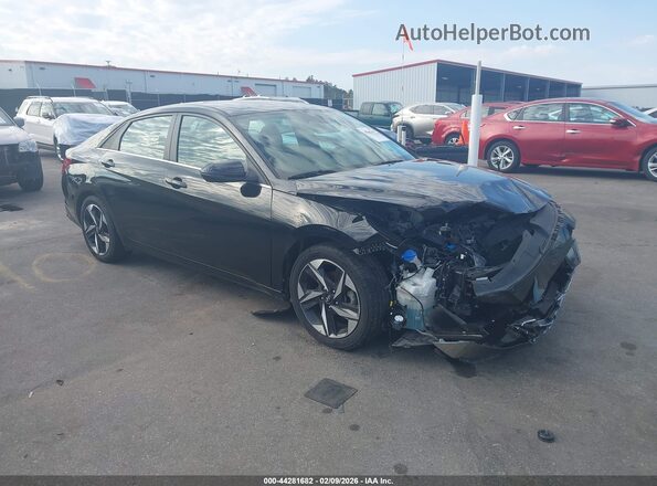 5NPLN4AG4NH058026 2022 HYUNDAI ELANTRA Black Передня права чверть