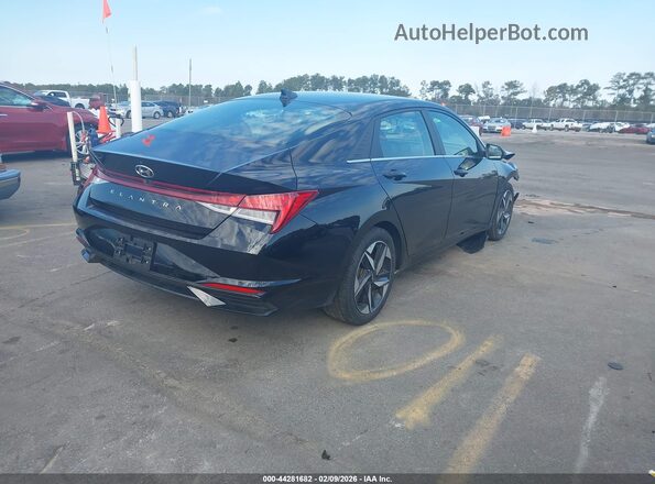 5NPLN4AG4NH058026 2022 HYUNDAI ELANTRA Black Задня права чверть