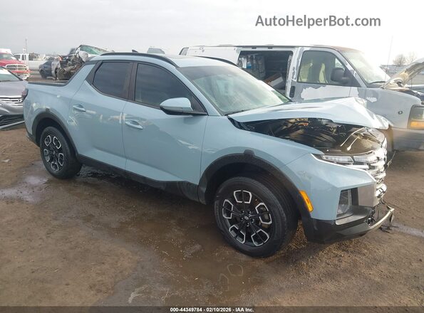 5NTJDDAF2NH003707 2022 HYUNDAI SANTA CRUZ Light Blue Передняя правая четверть