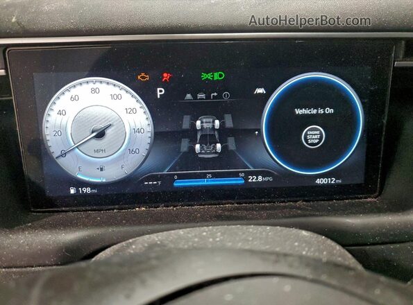 5NTJDDAFXRH083344 2024 HYUNDAI SANTA Бежевый Вид щитка приборов