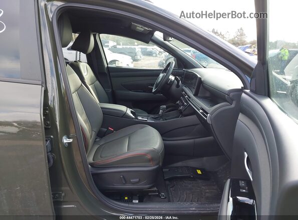 5NTJEDDF1SH137094 2025 HYUNDAI SANTA CRUZ Green Widok wnętrza z przodu