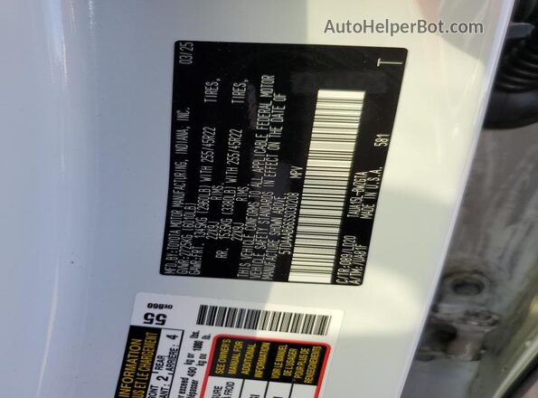 5TDAAAB66SS030208 2025 LEXUS TX White Vista del compartimento del motor