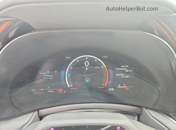5TDAAAB67SS032632 2025 LEXUS TX Белый Вид щитка приборов