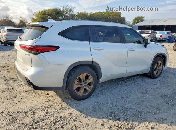 5TDAARAH8PS518360 2023 TOYOTA HIGHLANDER HYBRID White Tył prawy