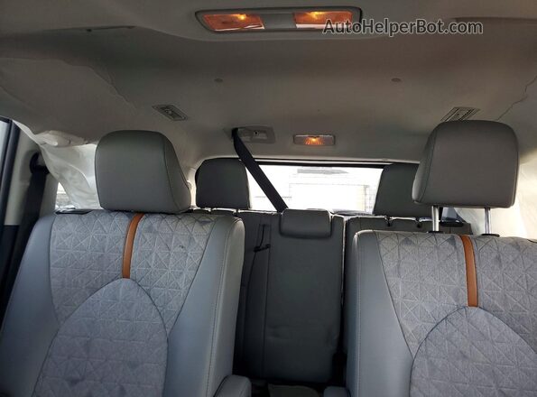 5TDAARAH8PS518360 2023 TOYOTA HIGHLANDER HYBRID White Widok tylnych siedzeń
