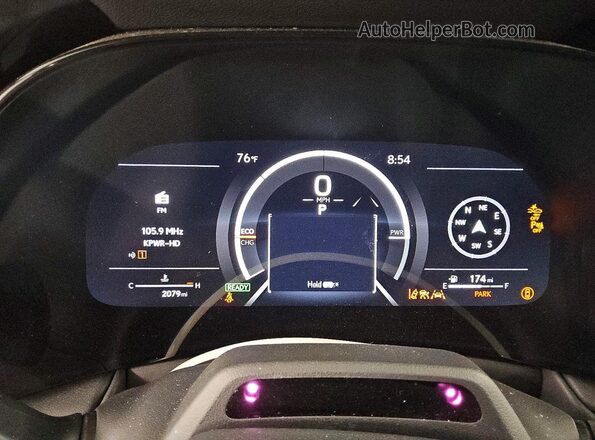5TDABAB60SS014714 2025 LEXUS TX Серебряный Вид щитка приборов