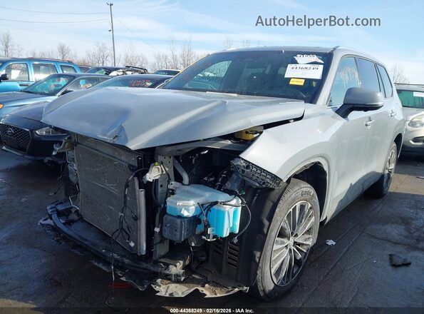 5TDADAB58SS020326 2025 TOYOTA HIGHLANDER HYBRID Gray Przód lewy