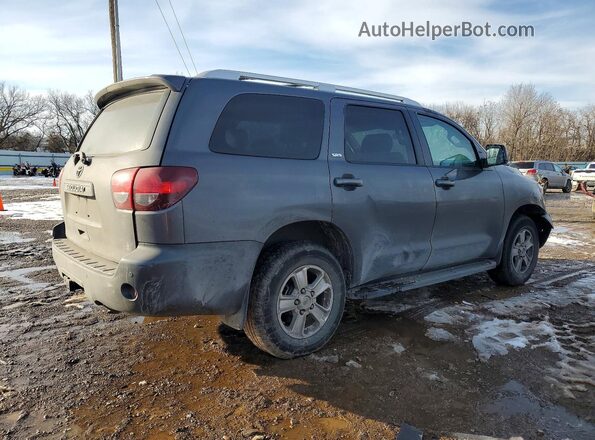 5TDBY5G17JS158721 2018 TOYOTA SEQUOIA Серый Задняя правая четверть