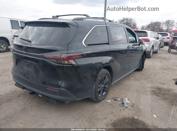 5TDCSKFC9RS146881 2024 TOYOTA SIENNA Черный Задняя правая четверть