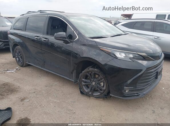 5TDCSKFC9RS146881 2024 TOYOTA SIENNA Черный Передняя правая четверть