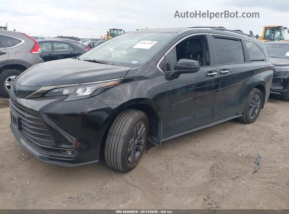 5TDCSKFC9RS146881 2024 TOYOTA SIENNA Черный Передняя левая четверть